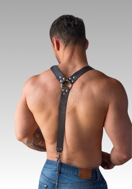 Club Harness Suspender, club harness, strap on suspenders, gay suspenders, leather suspender harness for sale