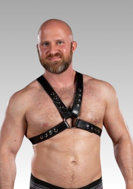 Men Bondage Harness Top Leather for sale