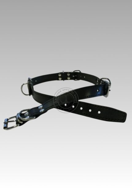 Leather Four Restraint Belt, daddy's belt, bondage belt, bondage leather belt, leather BDSM belt for sale