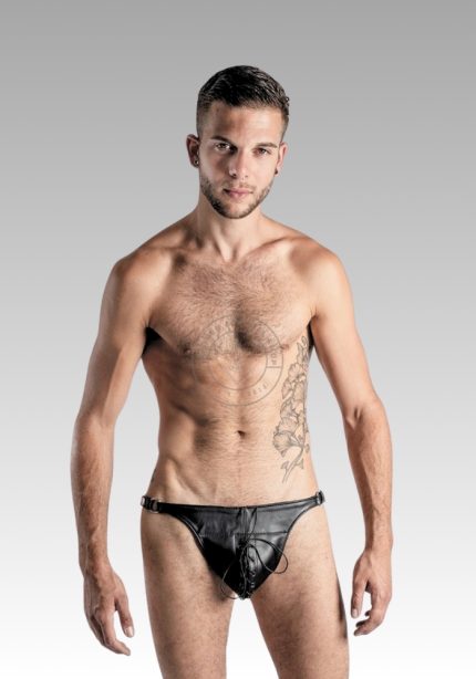 Mens Leather Thong Posing Pouch, open front jockstrap, men underwear jockstrap, jockstraps men gay, daddy jockstrap for sale