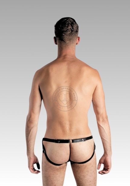 Mens Leather Thong Underwear Two Belts, gay underwear fetish, gay underwear, mens jock underwear, BDSM underwear for sale