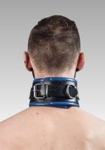 bdsm Slave Collar Blue Padding for sale