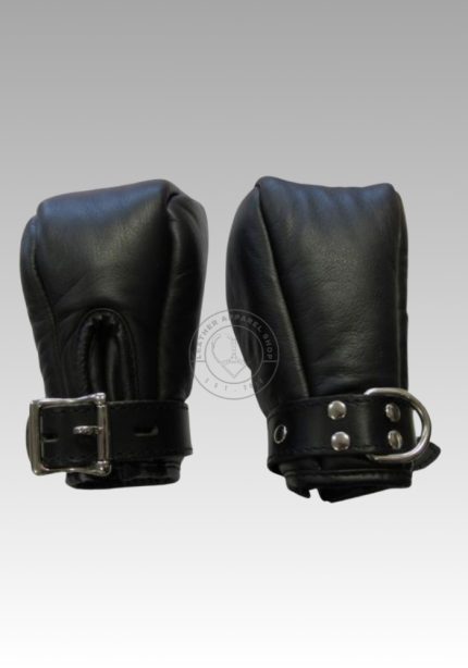 Premium Bondage Fist Mitts, bdsm mitts, bondage mitts, bondage mittens, puppy mitts, leather mitts for sale