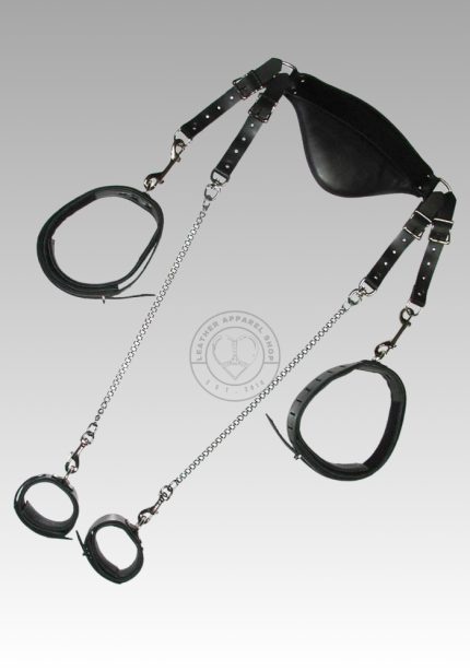 Bondage Thigh Sling Stirrup Combo, bondage thigh sling, thigh sling, thigh restraint sling, portable sling, portable sling gay for sale