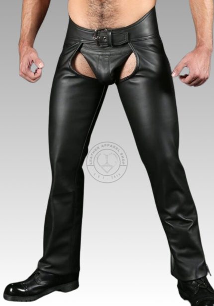 Outside Zip Leather Chaps, chaps leather, mens leather chaps, leather chaps for men, leather motorcycle chaps for sale