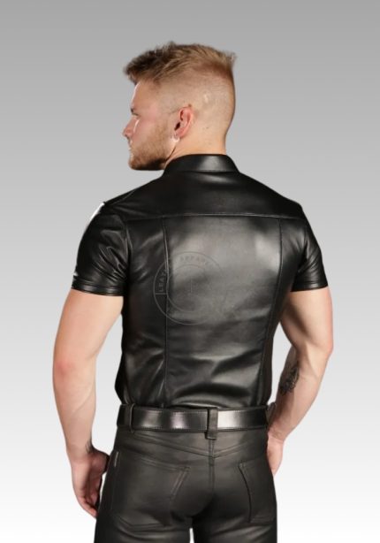 Lambskin Classic Leather Shirt for sale