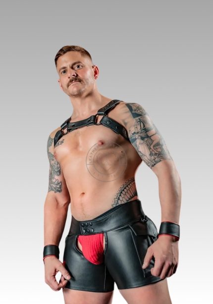 Leather Chaps Shorts for sale